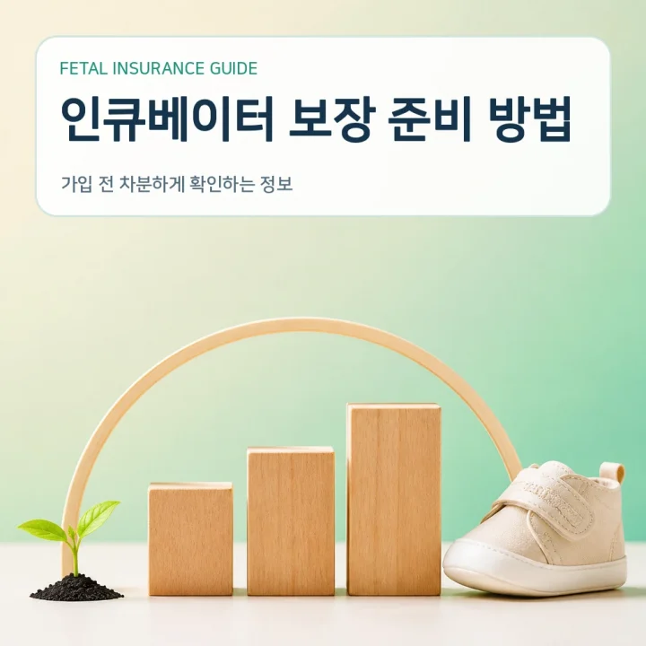 태아보험 인큐베이터 보장 준비 방법