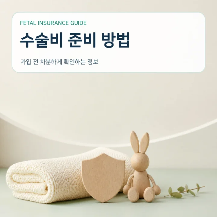 태아보험 수술비 준비 방법